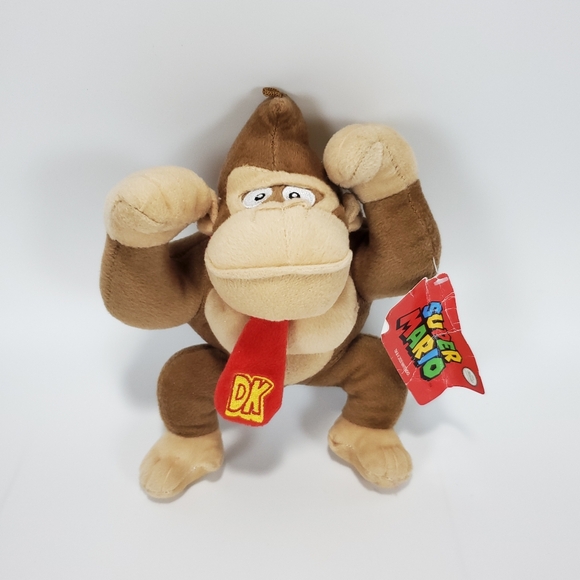 Donkey Kong DK 10 Inch Officially Licensed Plush Super Mario 2020 - Picture 1 of 11